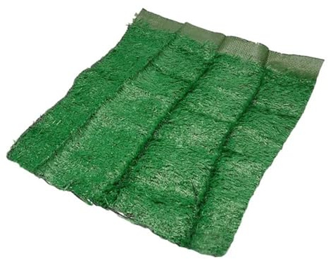 Gazon artificiel pour aménagement paysager - Tapis de pelouse synthétique réaliste pour piscine, terrasse, aires de jeux - Gazon vert (50 x 1)