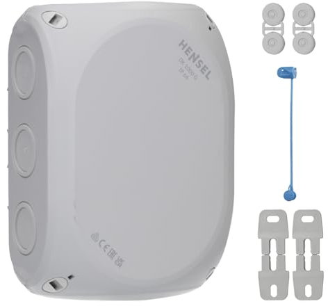 Hensel Dk Cable Junction Box 1,000 g, Socket up to 10 qmm, Body to be Mounted on Wall or Ceiling 4012591125013