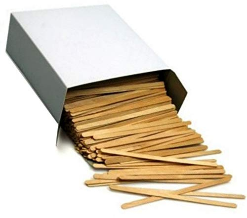 1000 x 14cm Holz Rührstäbchen für Coffee to Go Kaffee Tee, kompostierbar | Biologisch abbaubar, Kaffeerührer, Teerührer