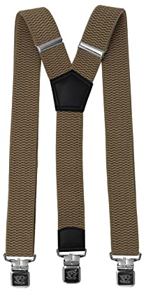 Fabio Farini 4 cm breiter Hosenträger Y Form für Herren | elastisch & verstellbar mit 3 extra starken Metallclips