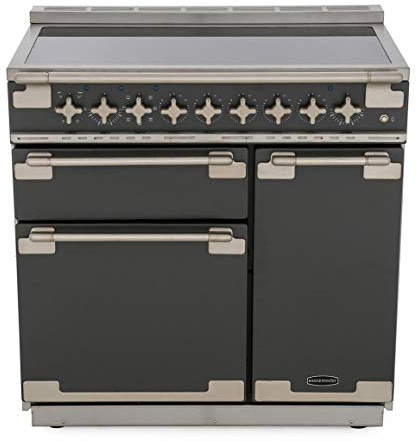 ELS90EISL Elise 90cm Electric Range Cooker with Induction Hob - Slate Grey