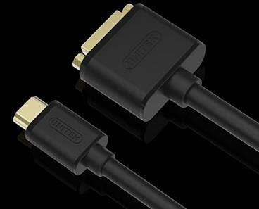 Adaptateur HDMI vers DVI bus HDMI vers DVI-I haute définition connecteur de conversion bidirectionnelle