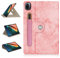 TOPCASE Custodia per Xiaomi Mi Pad 5/Mi Pad 5 Pro 11 pollici Tablet 2021 Release, morbido TPU può ruotare a 360°, con portapenne e funzione leggio, rosa