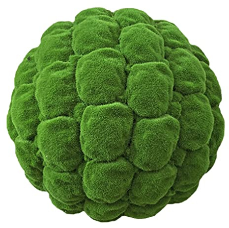 BESTonZON Künstliche Moossteine Künstlicher Buschball Künstliche Buchsbaumkugel Hängende Formschnittkugeln Gefälschte Mooskugel Garten Moosfelsen Moosbedeckte Steine Anlage Plastik Bonsai