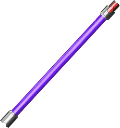 Tuyau de nettoyage à dégagement rapide compatible pour aspirateurs à tige Dyson V15 V11 V10 V8 V7, tube d'extension d'aspiration, 73 cm/28,7 pouces (violet)