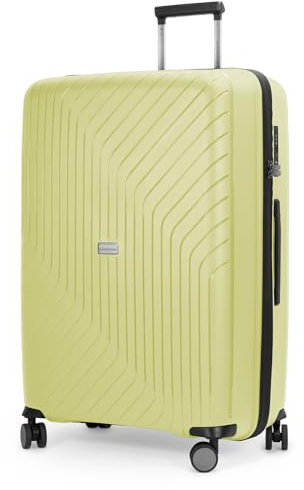 Hauptstadtkoffer TXL Stor Hård Resväska 76 cm, TSA Lås, Resväska i Polypropen, Trolley 4 Dubbla Hjul, Lätt 3,4 kg, Expanderbar 120L, Lime
