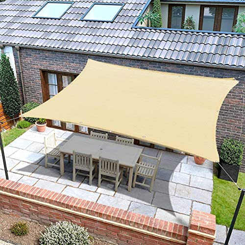 Brise-vue en maille légère et facile à installer - 2 x 1 m - Pour serre - Fleurs - Plantes - Brise-vue pour extérieur
