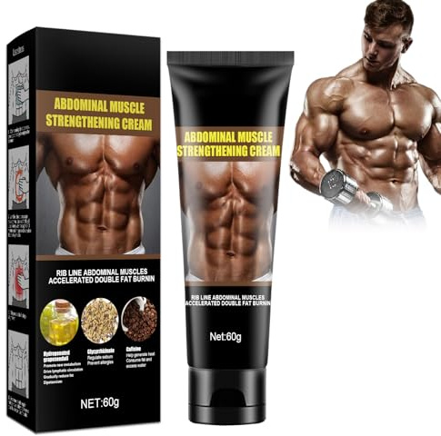 Crème Raffermissante Pour Abdomen, Ventre Et Hanches - Crème Amincissante Et Brûle-Graisse Pour Femmes Et Hommes - Hydratante, Anti-Cellulite Et Solution Pour Affiner La Silhouette - 60g