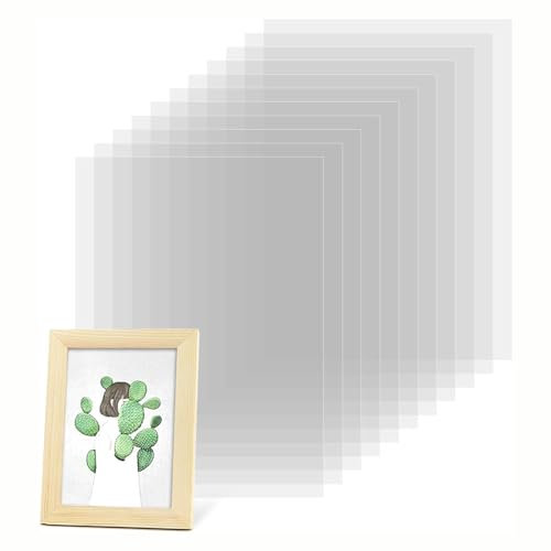 Fozriybefy 50 Stück Acetatplatten, Durchsichtige Acetatplatten, Hitzebeständiger Kunststoff, 4,3 X 6,3, Leere Mylar-Schablonenplatten, Schablonen Aus Kunststoff