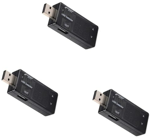 DEKKRYNFV USB Meter Tester Electricity Current Tester USB Battery Checker Electricity Current Voltmeter Ammeter Detector Mobile Charging Test Device