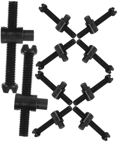 TIDTALEO 10 piezas Tornillos Tensor de Cadena para Motosierra y Cortacésped Ajustadores Metálicos de Alta Durabilidad Compatible con Motosierras Eléctricas Ajuste y Seguro