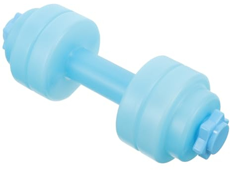SUPVOX Dumbbell Water Bottle for Sports Workout Large Capacity Outdoor Fitness Gym Use Creative Dumbbell Modeling Drinking Bottle