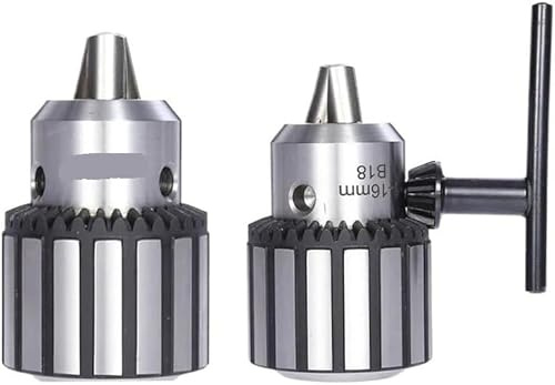 1 portabrocas de alta resistencia B10 B12 B16 B18 B22 con llave de rosca cónica for fresado y sujeción de precisión(B16 (3.0-16mm))