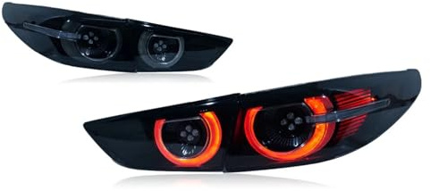 EHYSYN luces de coche Luces traseras LED para Mazda 3 Axela 2020-2022, proyector, luz diurna