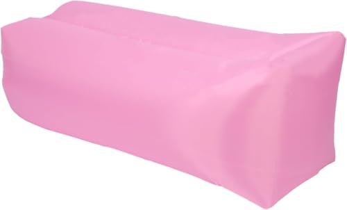 ZTOONE Canapé Paresseux Gonflable de Chaise Longue de canapé-lit d'air de canapé avec Le Sac de Transport, Flotteur de Piscine de Matelas Gonflable pour la Natation(Rose