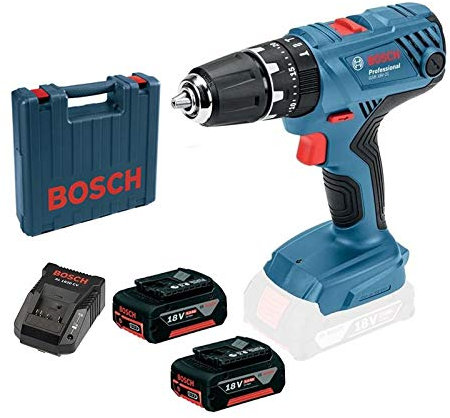 Bosch 18v GSB 18 V-21 Professional Combi Hammer Drill GSB18V-21-2X 4.0ah