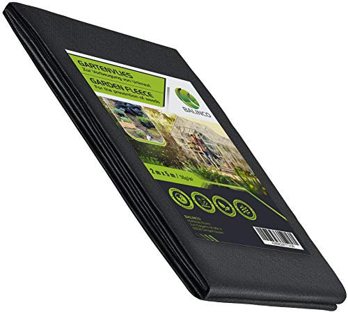 BALINCO Velo per Erbacce 50g/m² | Foglio per Erbacce | Velo da Giardino Contro Le Erbacce - Resistente agli Strappi, permeabile all'Acqua e ad Alta stabilizzazione UV (10m² (5m x 2m))
