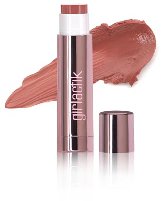 Girlactik Jello Gloss Balm – Hydrating Tinted Lip Gloss with Vitamin E, Avocado Oil & Aloe Vera, Long-Lasting Lip Stain & Lip Care, Non-Sticky Lip Balm for Moisturised Lips (AuNaturel)