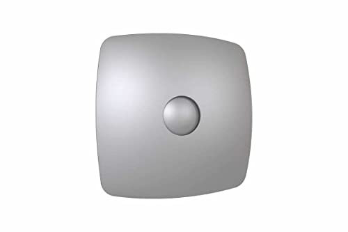 Grey Bathroom Extractor Fan / 100mm / With Non Return Valve Axial Ventilator/Overheating protection