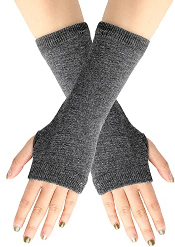 Fingerlose Armstulpen Feinstrick Pluswärmer Handstulpen Winter Armstulpen Fingerlose Armstulpen Länge Ärmel Lange Stricken Armstulpe Fingerlose Handschuhe
