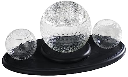 Set decanter for palline da golf Decanter for vino Decorazioni for la casa creative Regali da golf for uomo Donna Decanter for whisky da 1000 ml for bar, eventi, feste / 1268