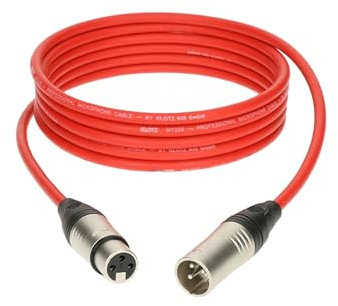 Klotz M1K3FM0100 Mikrofonkabel rot 1 m - Mikrofonkabel
