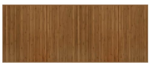 vidaXL Alfombra Rectangular de Bambú Marrón 80x200 cm para Sala de Estar, Cocina y Piso
