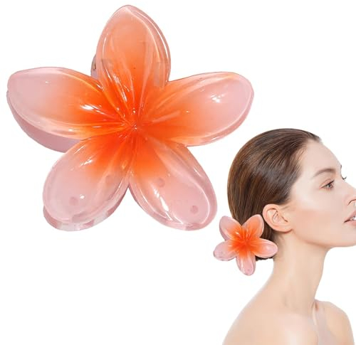 Blumenklammern Für Dickes Haar | Haarspange Große Krallenklammern | Bunte Blumen-Haarspangen, Urlaubsgeschenke Für Mädchen Und Damen, Um Dickes Und Dünnes Haar Zu Krallen
