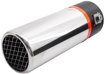 Simoni Racing TRX/116 Terminale di Scarico Universale, Uscita Singola Dritta 60 mm, Acciaio in Inox