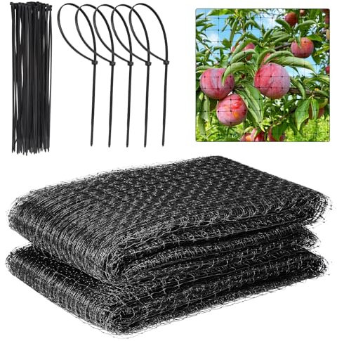 Fippy Bird Netting for Garden Protection 2.1 x 10m Deer Fence Netting, Reusable Garden Mesh Netting for Vegetables Plants Fruit Trees (2.1 X 10 M)