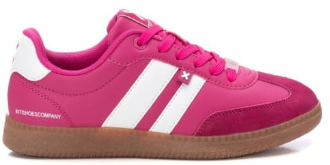 XTI - Zapatilla Mujer Fucsia - Calzado Cómodo y Versátil - Moda Casual - Modelo 14348502 (Talla 37)