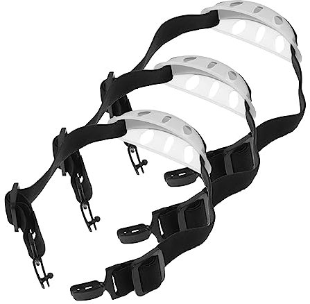 NULYLU 3stücke Verstellbare Kinnriemen Für Schutzhelme Elastische Und Komfortable Unterlage Für Stabilen Halt Und Schutz Beim Arbeiten Im Freien