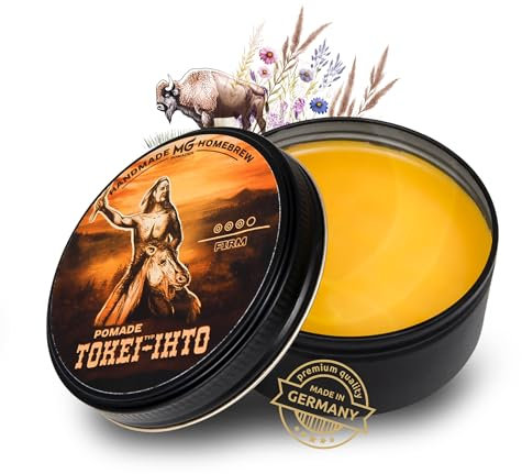 MG Pomade TOKEI-IHTO – Pommade Capillaire Homme, Formule à Base d’Huiles & Cires Naturelles – Pommade Classique à Base d’Huile, Waterproof – Fixation Moyenne pour Cheveux & Barbe