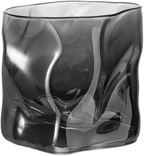 MEACEYR Biere Verre Verre à vin créatif en Cristal, Verre à Whisky, Verres à Cocktail carrés 280ml/9.5oz Beer Mug