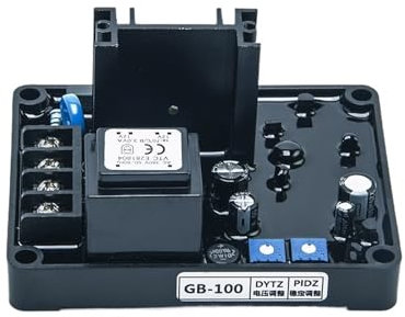 1 pieza GB100 Escobillas Generador AVR Regulador de voltaje automático Estabilizador 220 V Alternador monofásico Piezas de grupo electrógeno