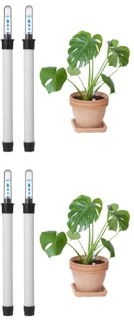 Angoily 4Pcs Wasserstandsanzeiger Pflanzen - Gießanzeiger Blumentopf Mechanisch - Feuchtigkeitsmesser Zimmerpflanzen Zerlegbar - Füllstandsmesser Hydrokultur Erde für Balkonkasten Urlaub