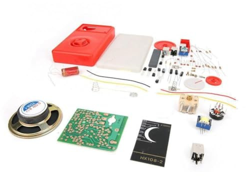 Fozriybefy 1 Satz 7-Röhren-AM-Radio, Elektronischer Bausatz, Elektronischer Lernsatz, HX108-2 Bausatz Ohne Batterie