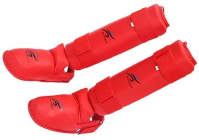 LIXSAZSE Stoßfeste Schienbeinschoner, Fuß und Knöchelschutz mit guter Elastizität, ergonomisch, bruchfest, Schutzausrüstung für Kinder im Sparring Training