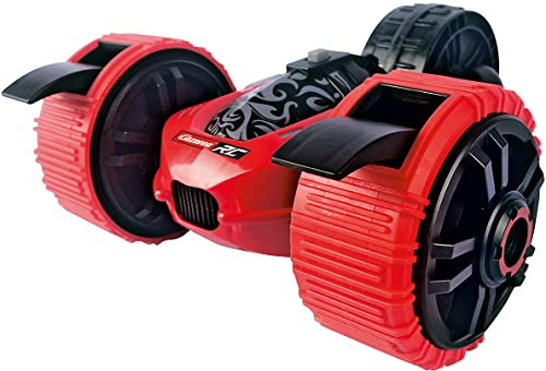 Carrera RC 2,4GHz Amphi Stunt – wasserdichtes, ferngesteuertes Auto ab 6 Jahren I Gelände-Fahrzeug mit Fernbedienung I Spielzeug-Auto für Kinder I ultimativer Fahrspaß auf Wasser, Fußboden und Straße