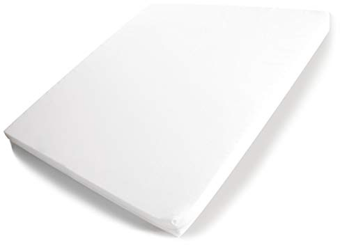 Stillerbursch Laufgittereinlage 100x100 | Laufgittermatratze | Babymatratze Laufstall | Made in Germany | Ökotex 100 | Bezug waschbar 40 Grad | weiß