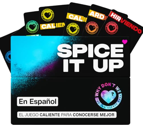 Why Don't We Spice IT UP en Español. El Juego de Parejas más Romántico y Divertido. con Preguntas, Retos Novio y Parejas