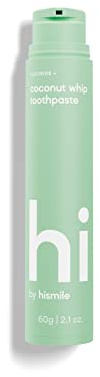 Hismile Zahnpasta mit Kokosnussgeschmack | Aromatisierte Zahnpasta | Hismile Zahnpasta | Fluorid-Zahnpasta | Kokosnussgeschmack