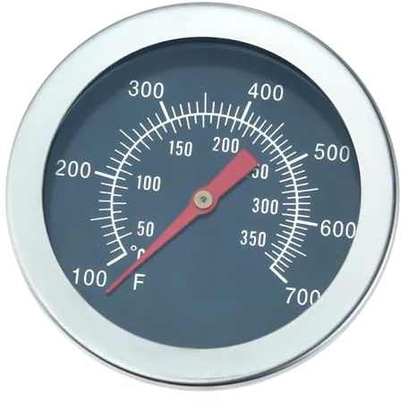 MOOTVGOO Termometro per barbecue da 5 cm, in acciaio inox, indicatore di calore di ricambio per Charbroil, Jenn-Air, Chargriller, Perfect Flame, King Griller, Dyna-glo Gas Grill