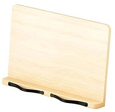 GRFIT Buchständer Buchhalter Desktop-Buchständer Buchleseständer zum Lesen im Bett Tablet-Halter Faltbares Tablett mit Clip for Laptop-Lehrbuch-Rezept-Dokument Leseständer (Size : L-Large)