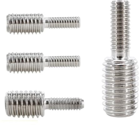 1/2/5 piezas de acero inoxidable 304 tornillo de conversión de rosca completa convertidor adaptador de cámara de doble extremo perno reductor M4 M5 M6 M8 M10 M12 M16 M20 Completa amenaza (Size : 5pcs