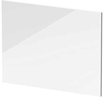 Balterley Bath End Panel 700mm, MDF End Bath Panels White, Straight Bathroom Panels for Bathtub, Water Resistant Panel Covering for Bathroom Baths and Soaking Tubs (White)