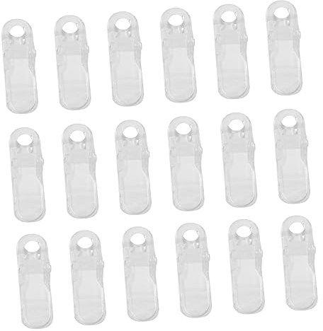 Sosoport 24pcs Alligator Snaps Tent Alligator Clips for Fastening Camping Tarp and Awning Poles
