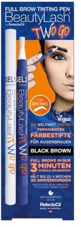 RefectoCil Tinte para pestañas BeautyLash Two Go Black Brown 2 Piezas