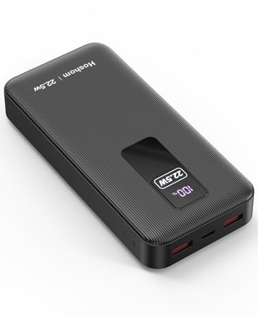 Power bank, Batterie externe 22.5W 20000mah batterie portable USB C PD 20 W QC3,0, ricarica rapida ad alta velocità, 5 V/3 A, batteria per telefono per Phone 15, 14, 13, 12, 11, galaxy S22, S23, S21