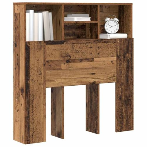 vidaXL Testata del letto Legno vecchio 100 x 19 x 103,5 cm, Testata salvaspazio, letto in legno, design minimalista per una camera ordinata